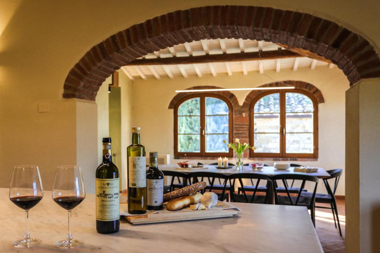 Castello La Leccia Villa Castellina in Chianti Dış mekan fotoğraf