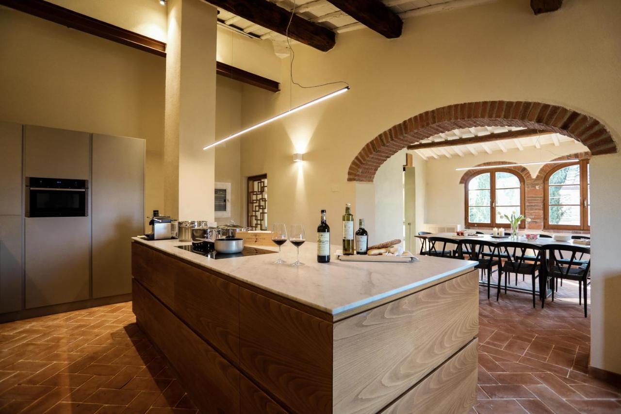 Castello La Leccia Villa Castellina in Chianti Dış mekan fotoğraf