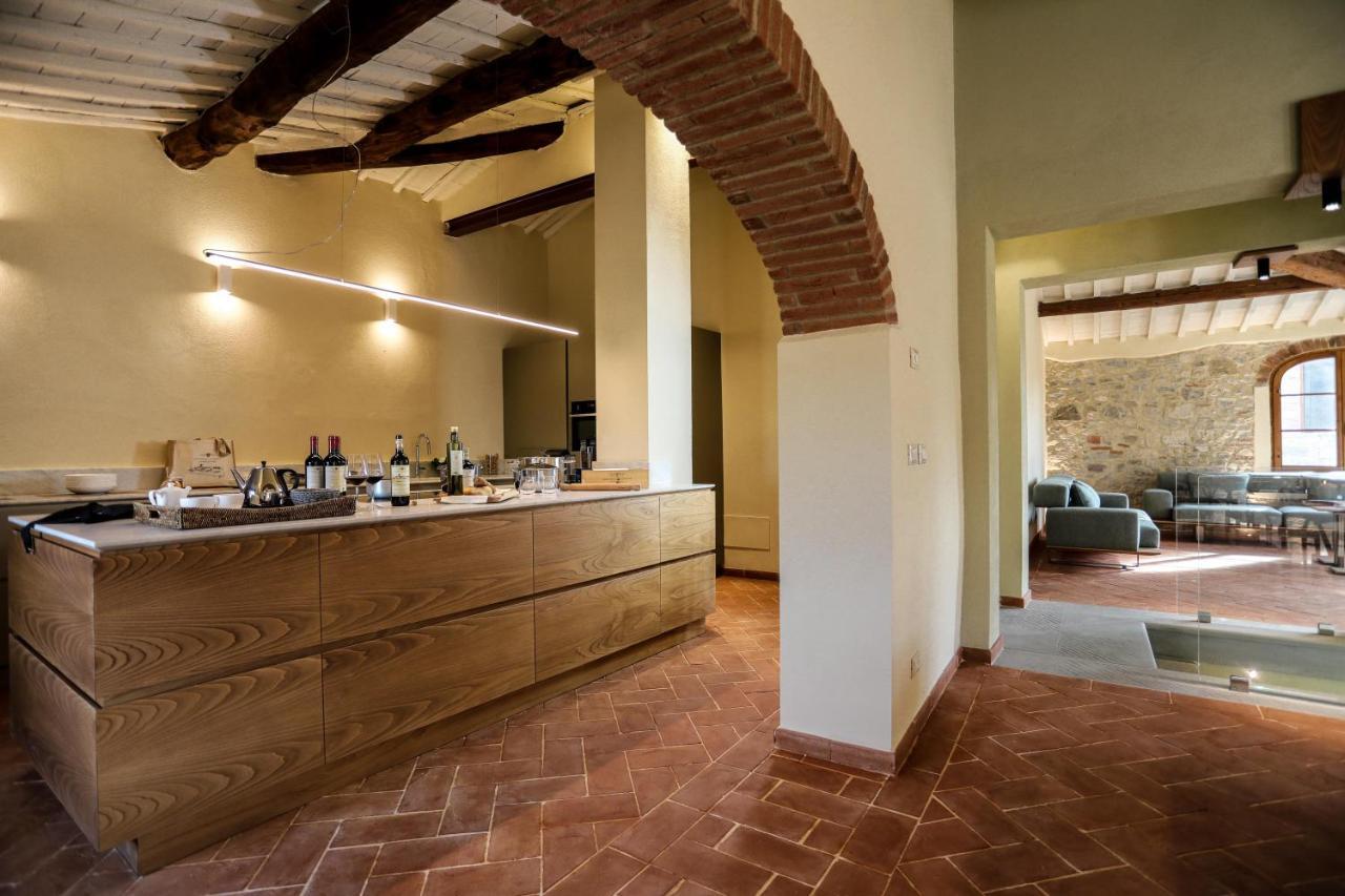 Castello La Leccia Villa Castellina in Chianti Dış mekan fotoğraf